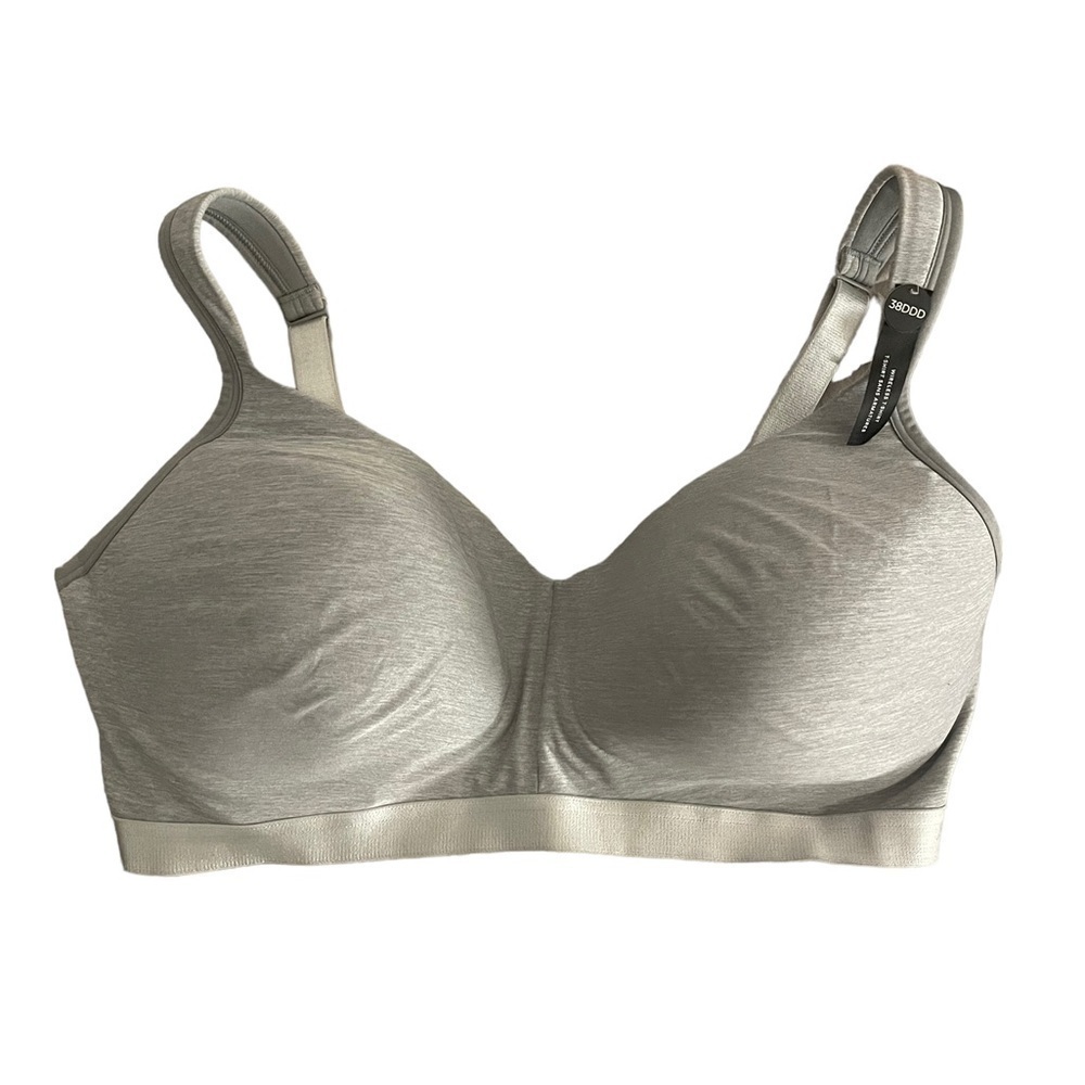NWT Ti Voglio Wireless T-Shirt Bra Grey 38DDD